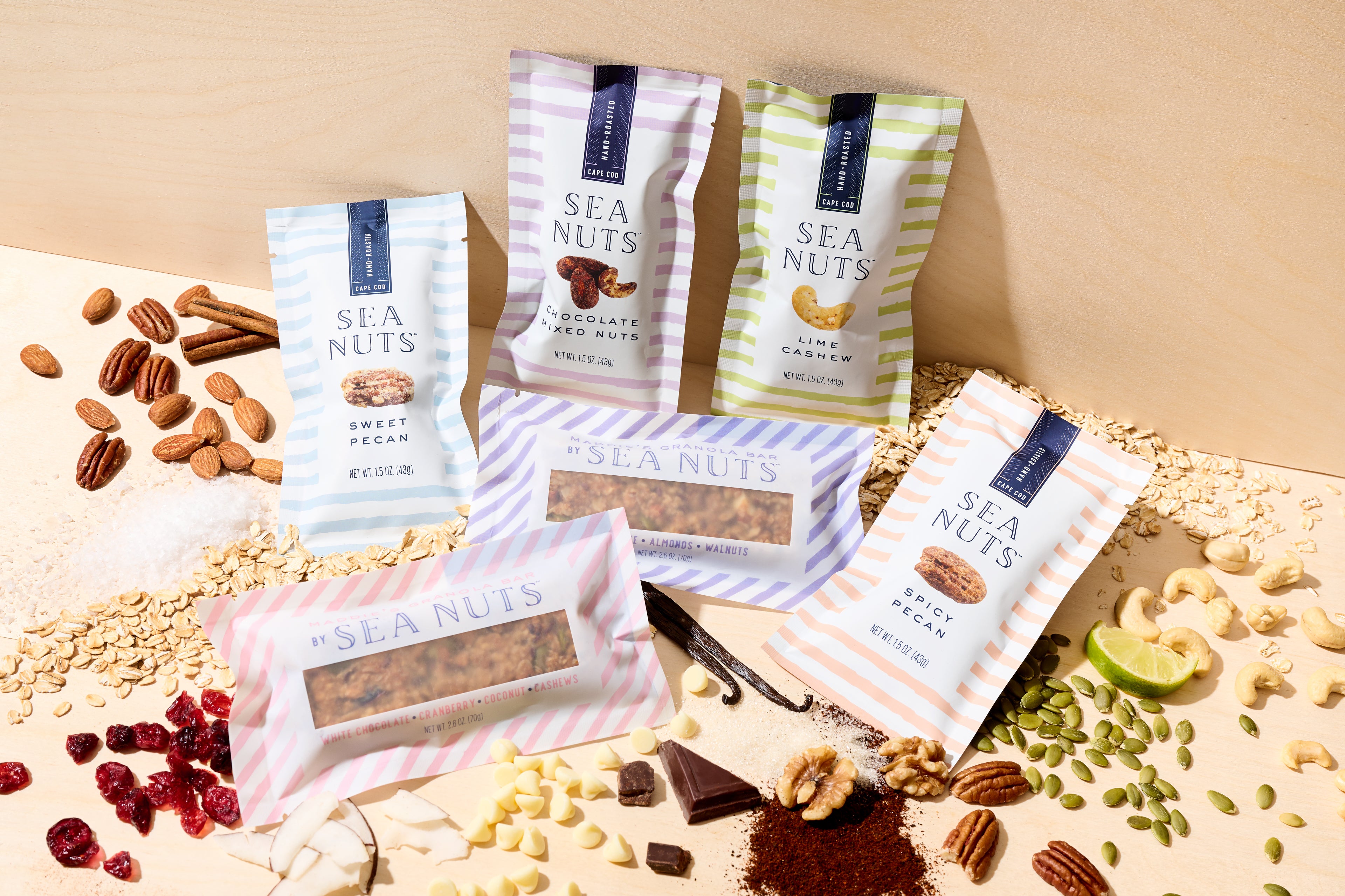 Sea Nuts | Granola Bars & Nuts Hand-Roasted on Cape Cod – Eat Sea Nuts